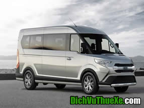 Thuê xe du lịch 16 chỗ Ford Transit đi Yên Tử, xe đẹp, giá cạnh tranh