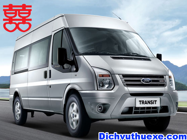 Cho thuê xe cưới Ford Transit 16 chỗ