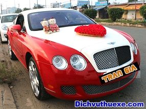 Cho thuê xe cưới Bentley màu bạc, đen, trắng