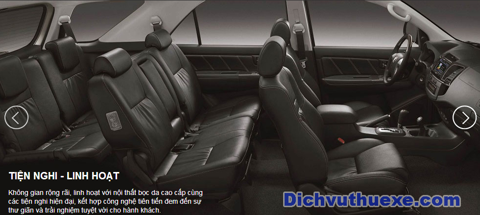 Thuê xe Fortuner 