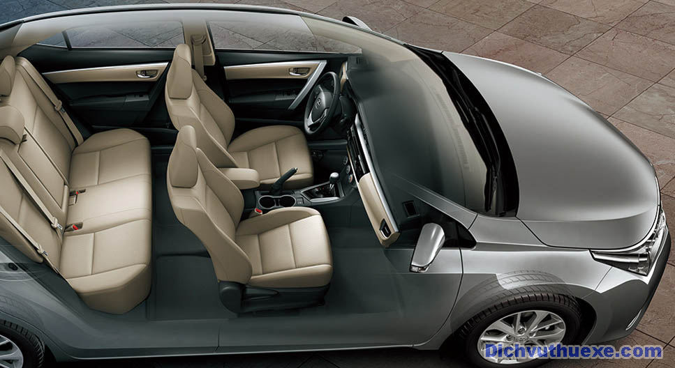 Cho thuê xe 4 chỗ Altis