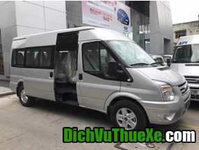 Thuê xe Ford Transit SVP 16 chỗ đời 2023 đi đền Hùng