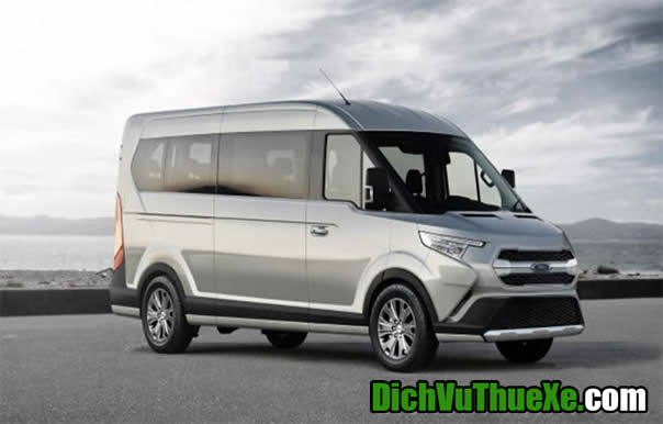 Cho thuê xe 16 chỗ Ford Transit đi du lịch đền ông Bảy