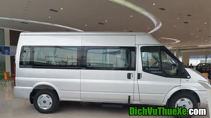 Cho thuê xe 16 chỗ Ford Transit đi du lịch đền ông Bảy