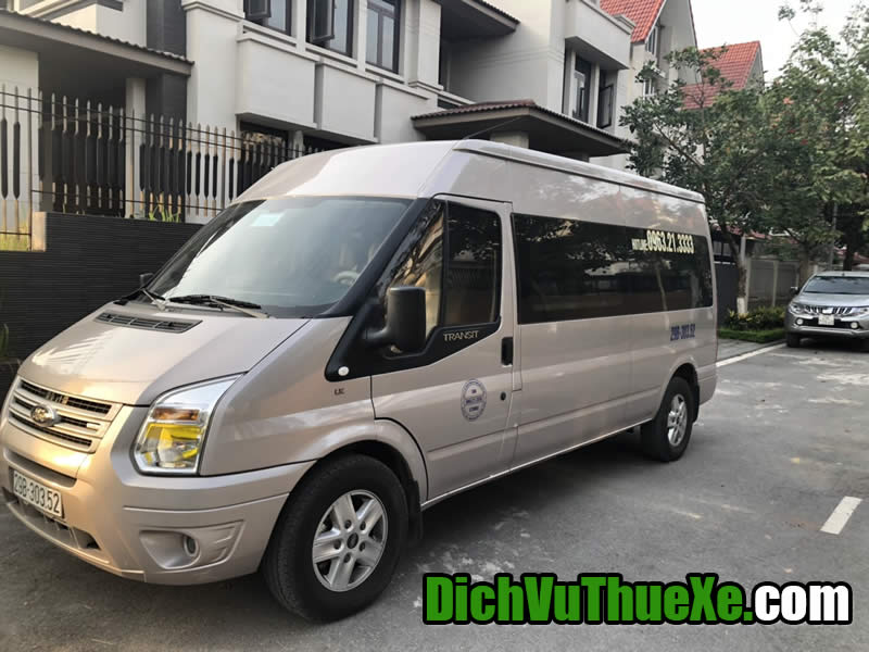 Cho  thuê xe du lịch 16 chỗ Ford Transit đi Phủ Giầy