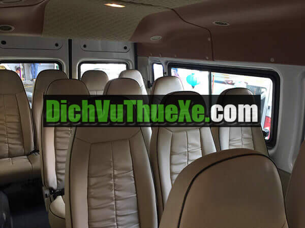 Cho thuê xe Ford Transit SVP 16 chỗ đời 2023
