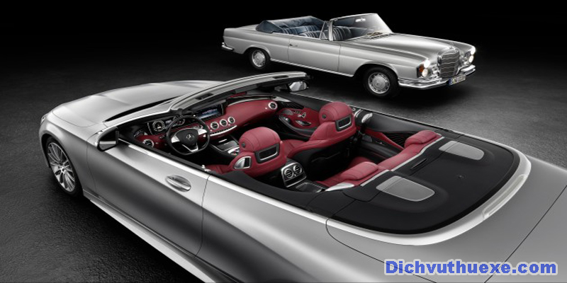 Cho thuê xe cưới Mercedes mui trần