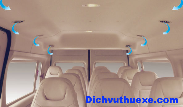 Dịch vụ cho thuê xe Ford Transit 16 chỗ đi Côn Sơn Kiếp Bạc