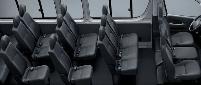 Cho thuê xe 16 chỗ Toyota Hiace